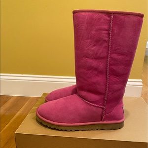 Hot Pink Ugg Tall Boots